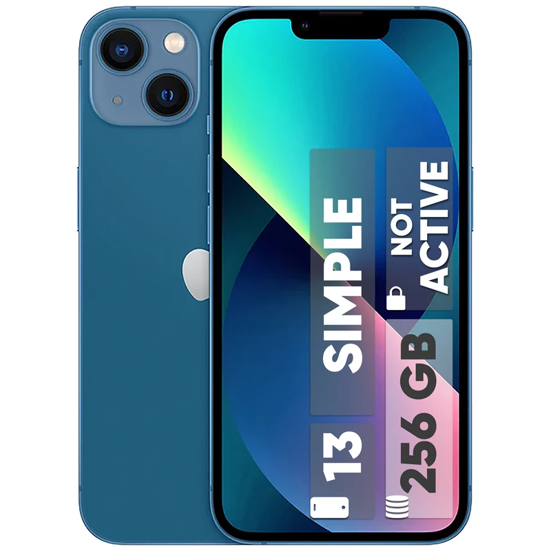گوشی موبایل اپل مدل iPhone 13 CH دو سیم‌ کارت ظرفیت 256 گیگابایت و رم 4 گیگابایت - نات اکتیو