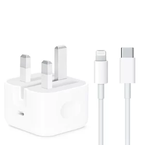 شارژر دیواری 25 وات مدل iphone 14promax به همراه کابل لایتنینگ