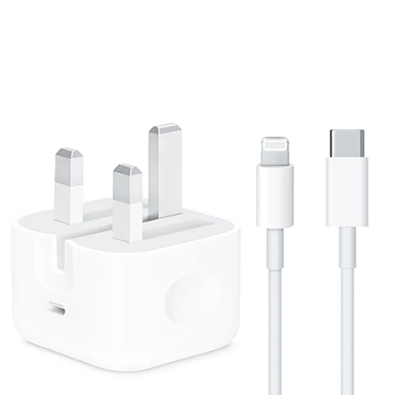 شارژر دیواری 25 وات مدل iphone 14promax به همراه کابل لایتنینگ 3 شارژر دیواری 25 وات مدل iphone 14promax به همراه کابل لایتنینگ