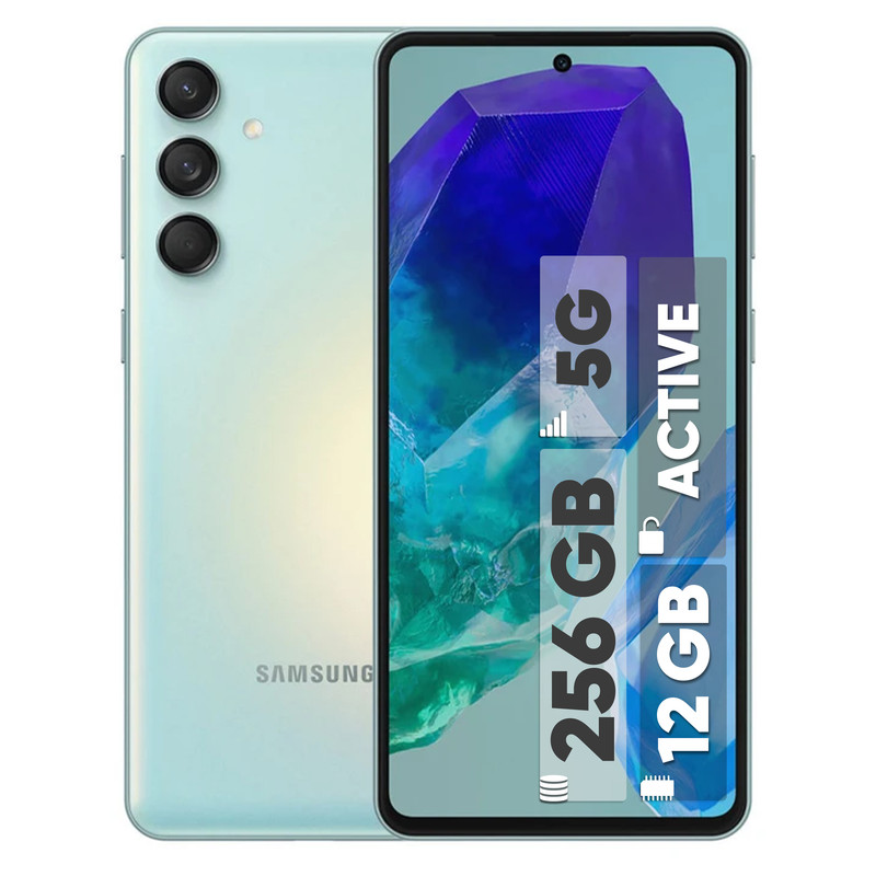 گوشی موبایل سامسونگ مدل Galaxy M55 5G دو سیم کارت ظرفیت 256 گیگابایت و رم 12 گیگابایت – اکتیو