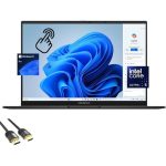 لپ تاپ ایسوس مدل ZenBook 14 OLED Q415MA-U5512 با پردازنده Intel Core Ultra 5-125H، رم LPDDR5 با ظرفیت 8GB، حافظه SSD با ظرفیت 512GB، نمایشگر لمسی 14 اینچ با پنل OLED، کیبورد با نور پس زمینه