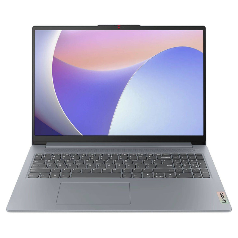 لپ تاپ لنوو مدل IdeaPad Slim 3 15IRU8 با پردازنده Intel Core i3-1315U، رم LPDDR5 با ظرفیت 8GB و فرکانس 4800MHz، حافظه SSD با ظرفیت 256GB، نمایشگر 15.6 اینچ با پنل TN