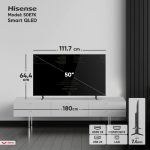 تلویزیون 50 اینچ کیو ال ای دی هوشمند هایسنس مدل 50E7K